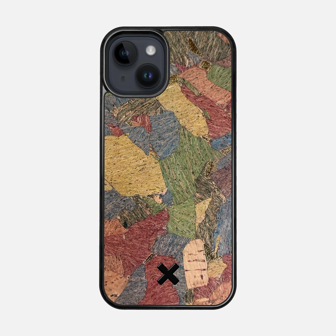 Terrazzo Cork Case for the Apple iPhone 14 featuring a Genuine Cork backer with the Keyway X Mark#Phone Model_iPhone 14
