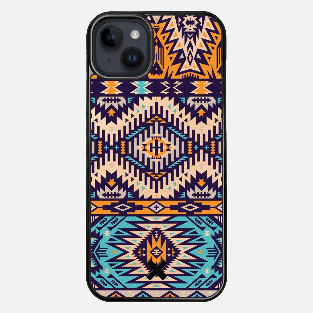 Aztec Case for the Apple iPhone 14 Plus featuring a UV Printed Maple Wood backer with the Keyway X Mark#Phone Model_iPhone 14 Plus