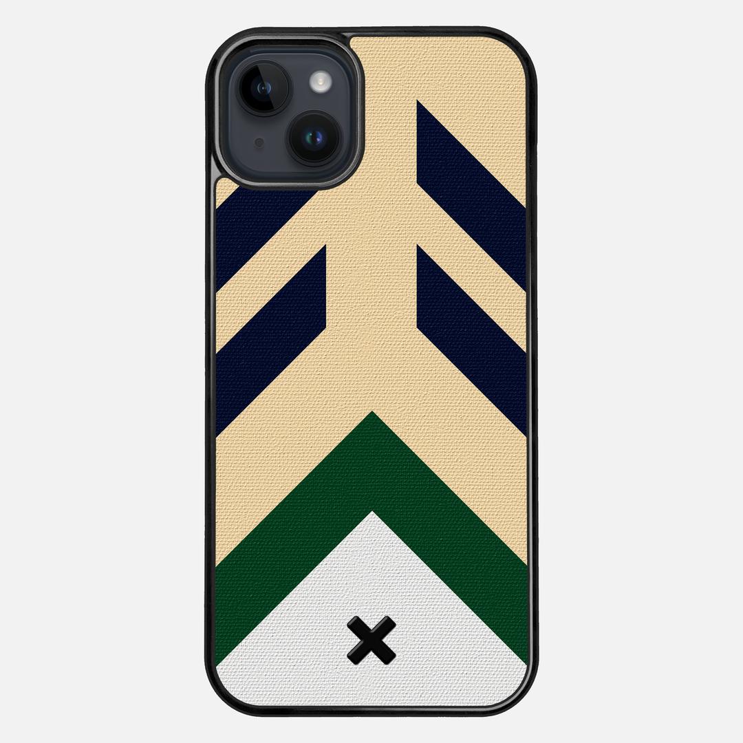 Passage Case for the Apple iPhone 14 Plus featuring a UV Printed Cotton Canvas backer with the Keyway X Mark#Phone Model_iPhone 14 Plus
