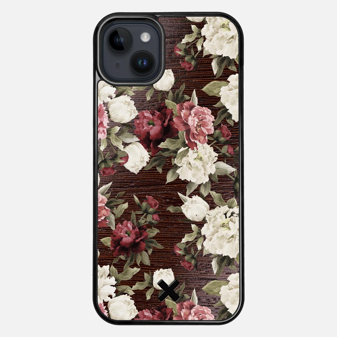 Rose Case for the Apple iPhone 14 Plus featuring a UV Printed Wenge Wood backer with the Keyway X Mark#Phone Model_iPhone 14 Plus