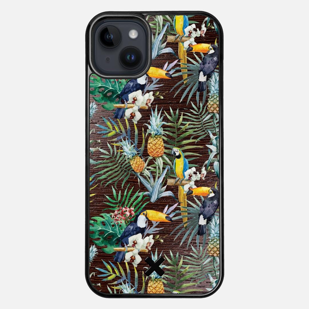 Tropic Case for the Apple iPhone 14 Plus featuring a UV Printed and Wenge Wood backer with the Keyway X Mark#Phone Model_iPhone 14 Plus