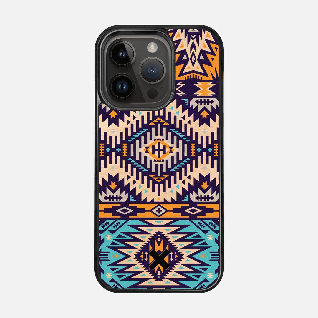 Aztec Case for the Apple iPhone 14 Pro featuring a UV Printed Maple Wood backer with the Keyway X Mark#Phone Model_iPhone 14 Pro