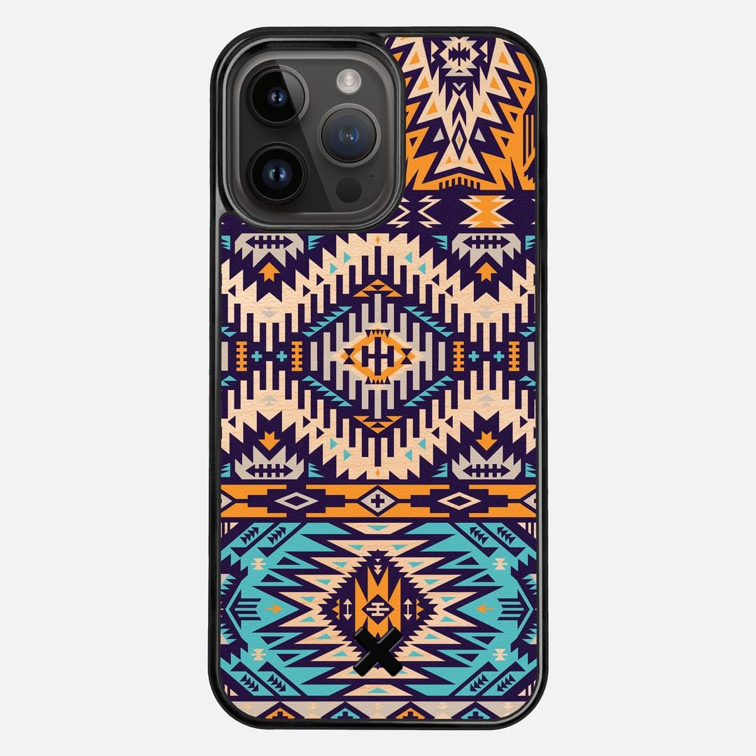 Aztec Case for the Apple iPhone 14 Pro Max featuring a UV Printed Maple Wood backer with the Keyway X Mark#Phone Model_iPhone 14 Pro Max