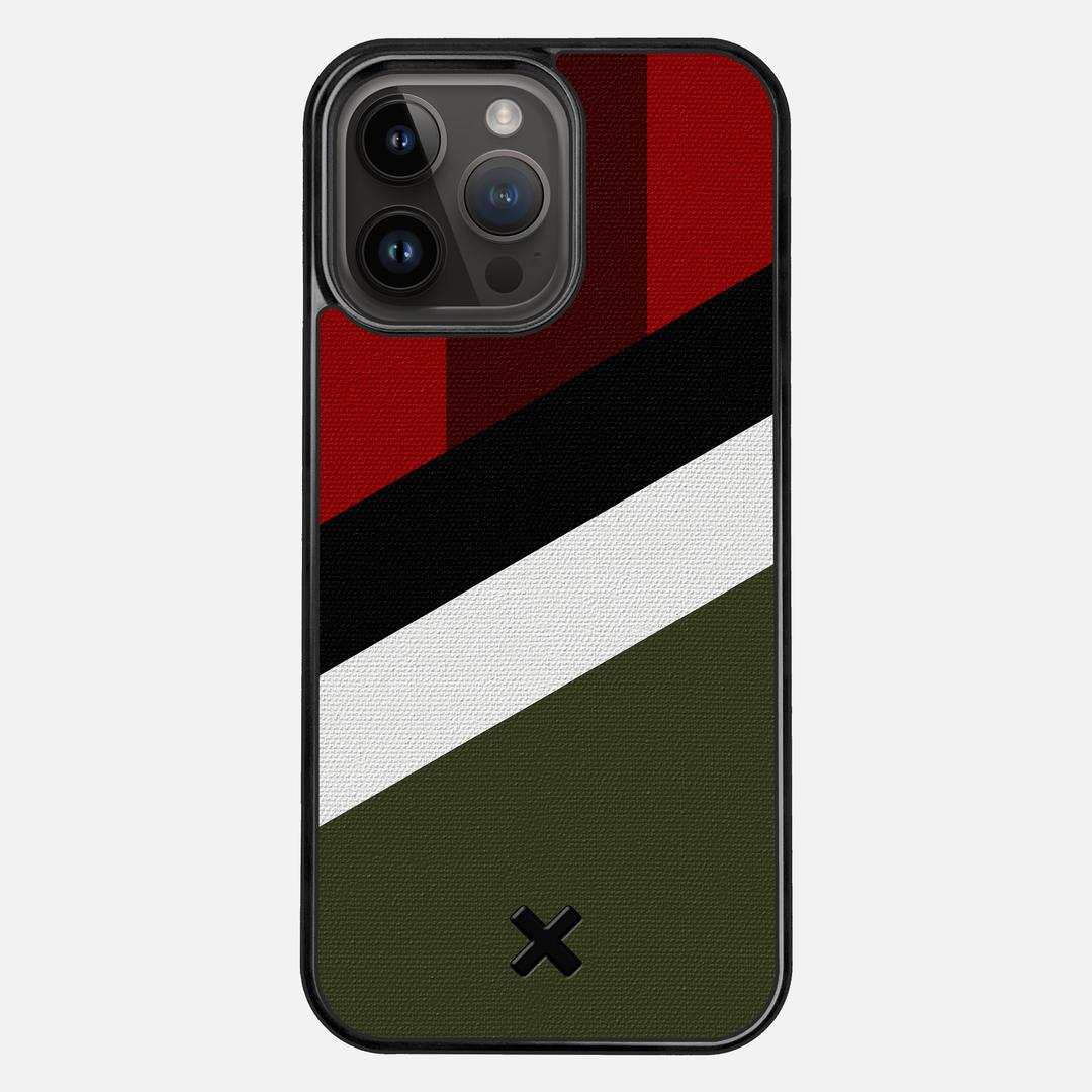Highland Case for the Apple iPhone 14 Pro Max featuring a UV Printed Cotton Canvas backer with the Keyway X Mark#Phone Model_iPhone 14 Pro Max