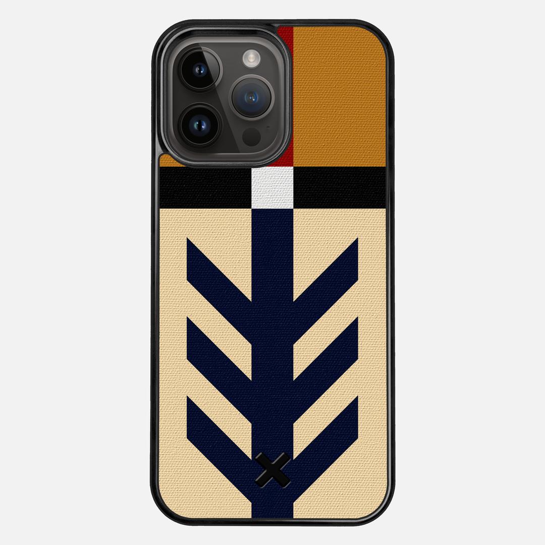 Trail Case for the Apple iPhone 14 Pro Max featuring a UV Printed Cotton Canvas backer with the Keyway X Mark#Phone Model_iPhone 14 Pro Max