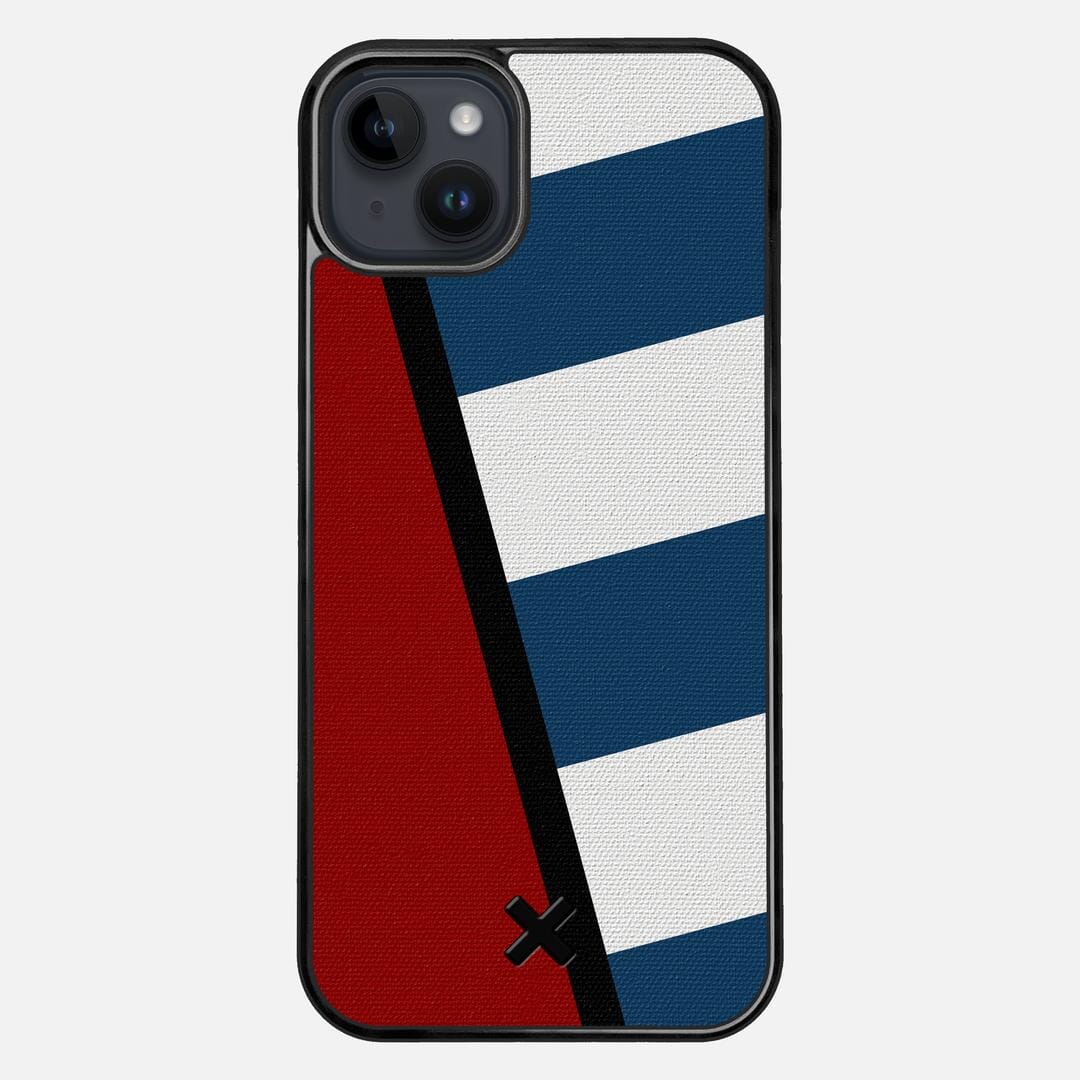 Bluff Case for the Apple iPhone 15 Plus featuring a UV Printed Cotton Canvas backer with the Keyway X Mark#Phone Model_iPhone 15 Plus