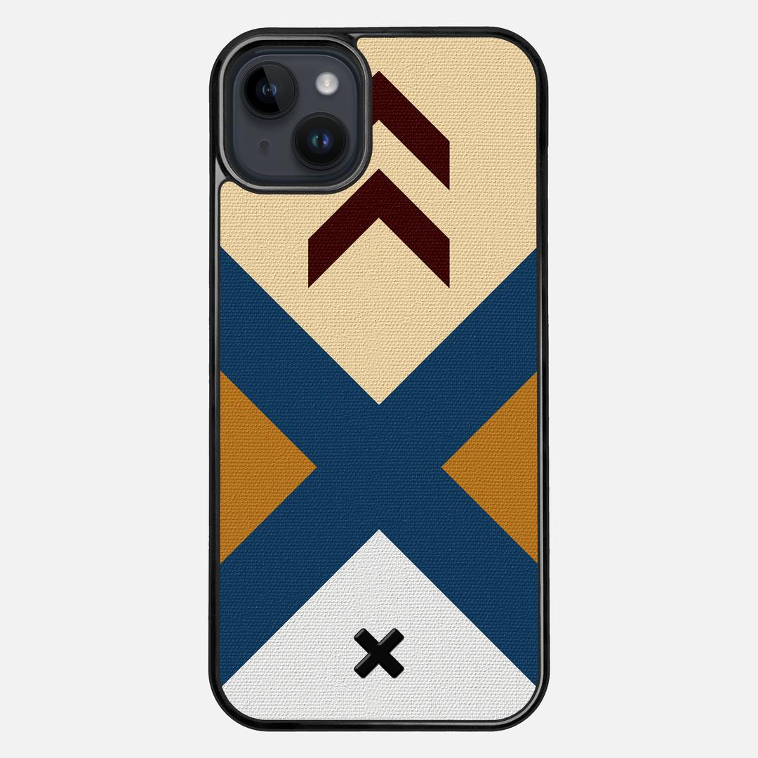Camp Case for the Apple iPhone 15 Plus featuring a UV Printed Cotton Canvas backer with the Keyway X Mark#Phone Model_iPhone 15 Plus