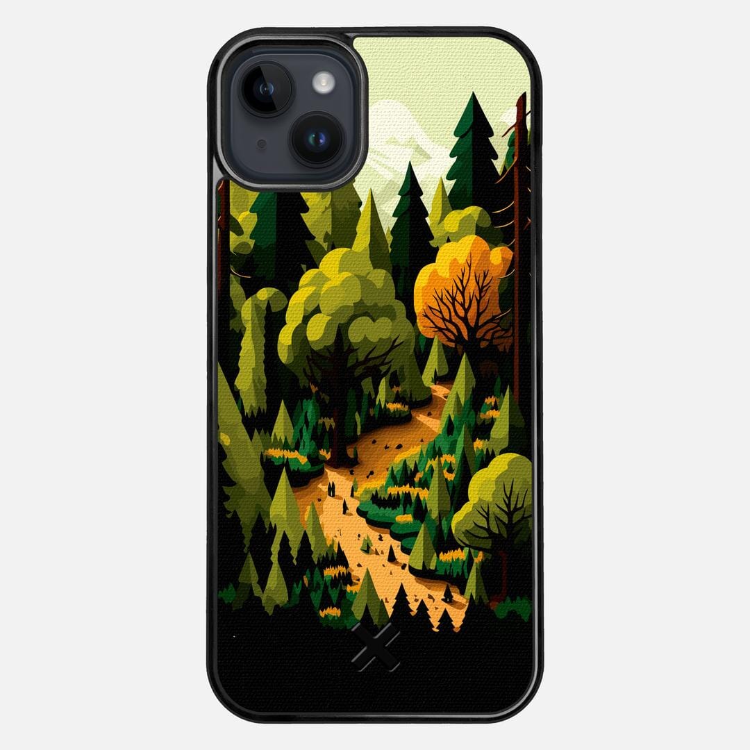 Evergreen Case for the Apple iPhone 15 Plus featuring a UV Printed Cotton Canvas backer with the Keyway X Mark#Phone Model_iPhone 15 Plus