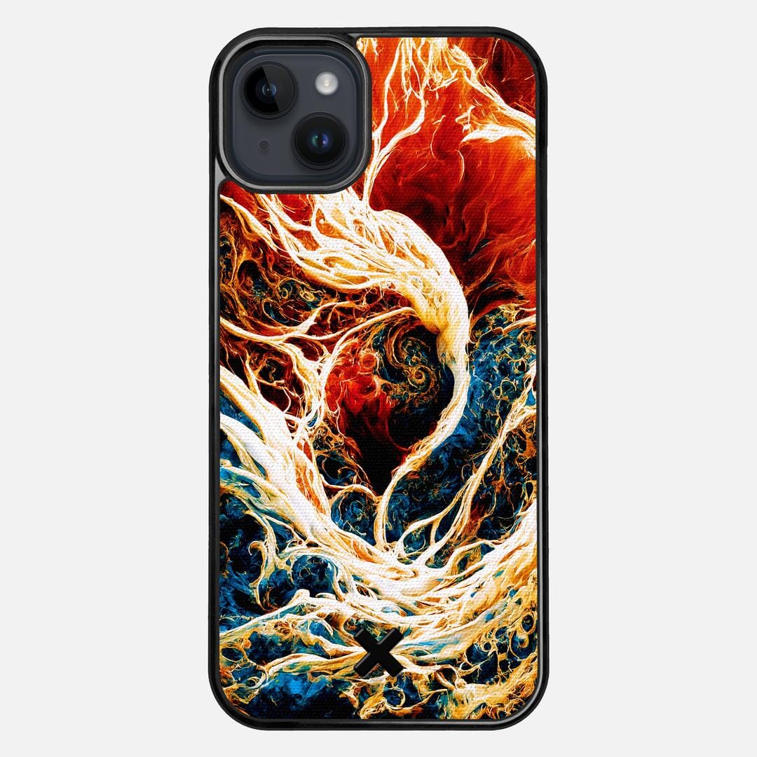 Evolve Case for the Apple iPhone 15 Plus featuring a UV Printed Cotton Canvas backer with the Keyway X Mark#Phone Model_iPhone 15 Plus