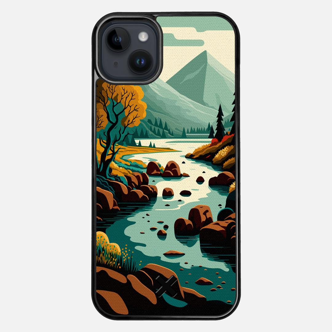 Sanctuary Case for the Apple iPhone 15 Plus featuring a UV Printed Cotton Canvas backer with the Keyway X Mark#Phone Model_iPhone 15 Plus