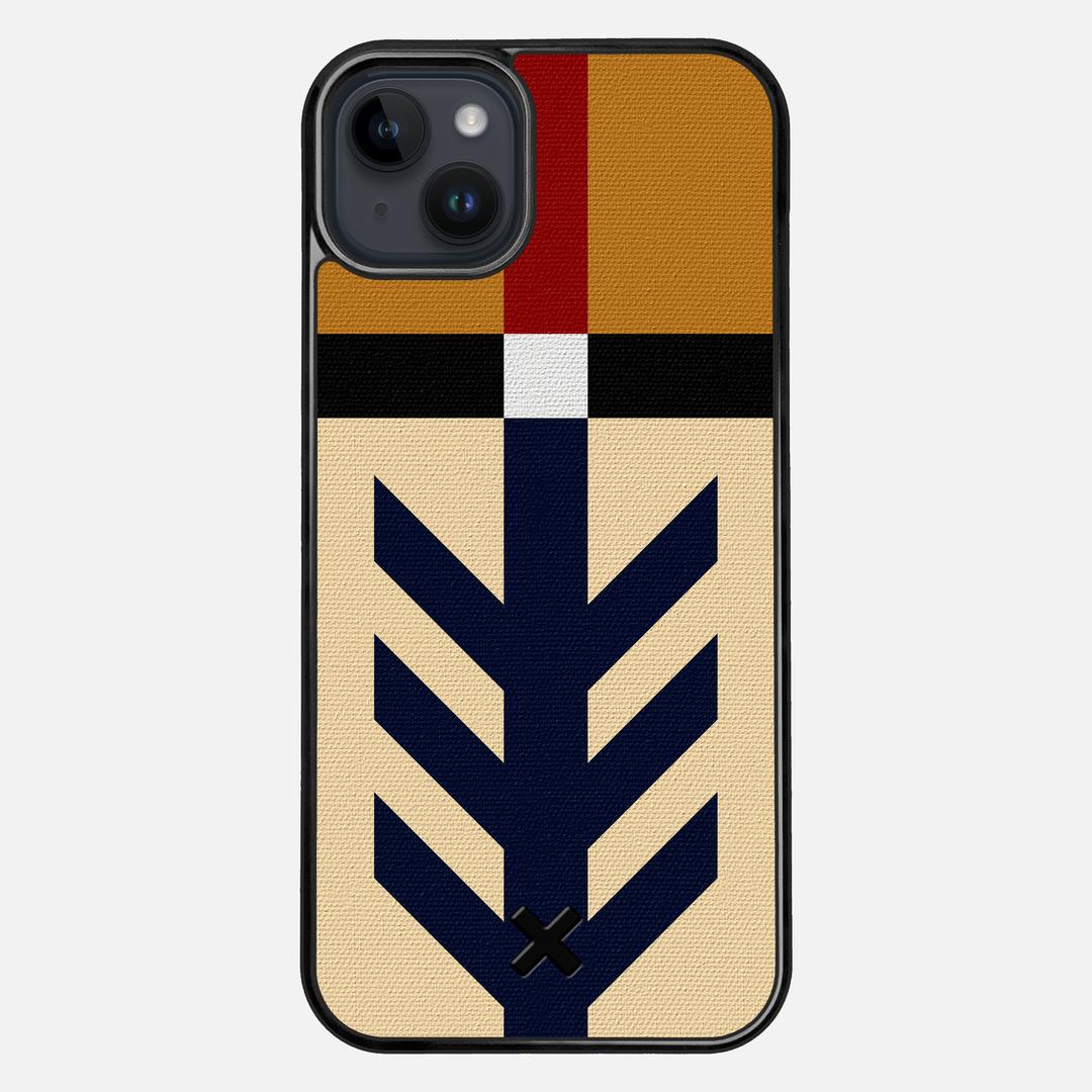 Trail Case for the Apple iPhone 15 Plus featuring a UV Printed Cotton Canvas backer with the Keyway X Mark#Phone Model_iPhone 15 Plus