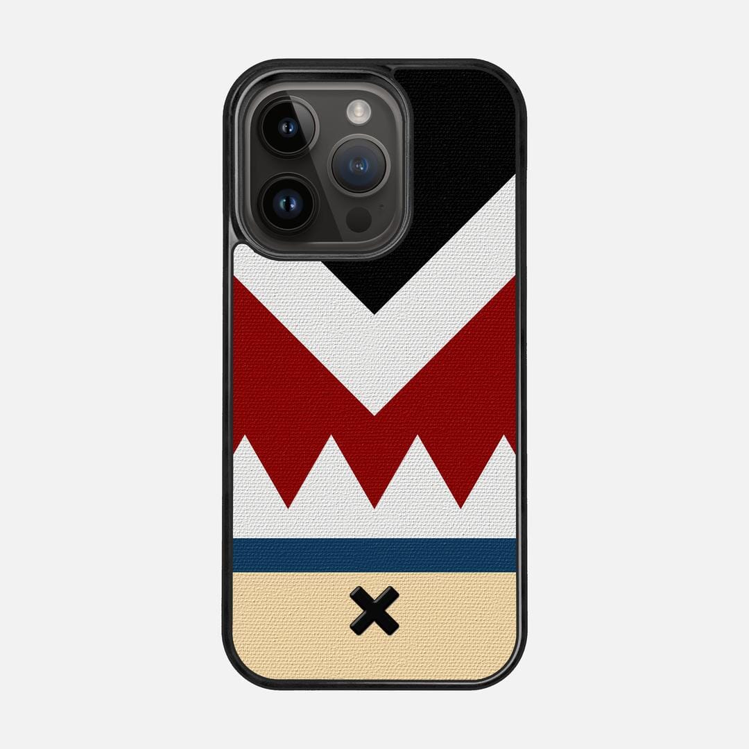 Cove Case for the Apple iPhone 15 Pro featuring a UV Printed Cotton Canvas backer with the Keyway X Mark#Phone Model_iPhone 15 Pro