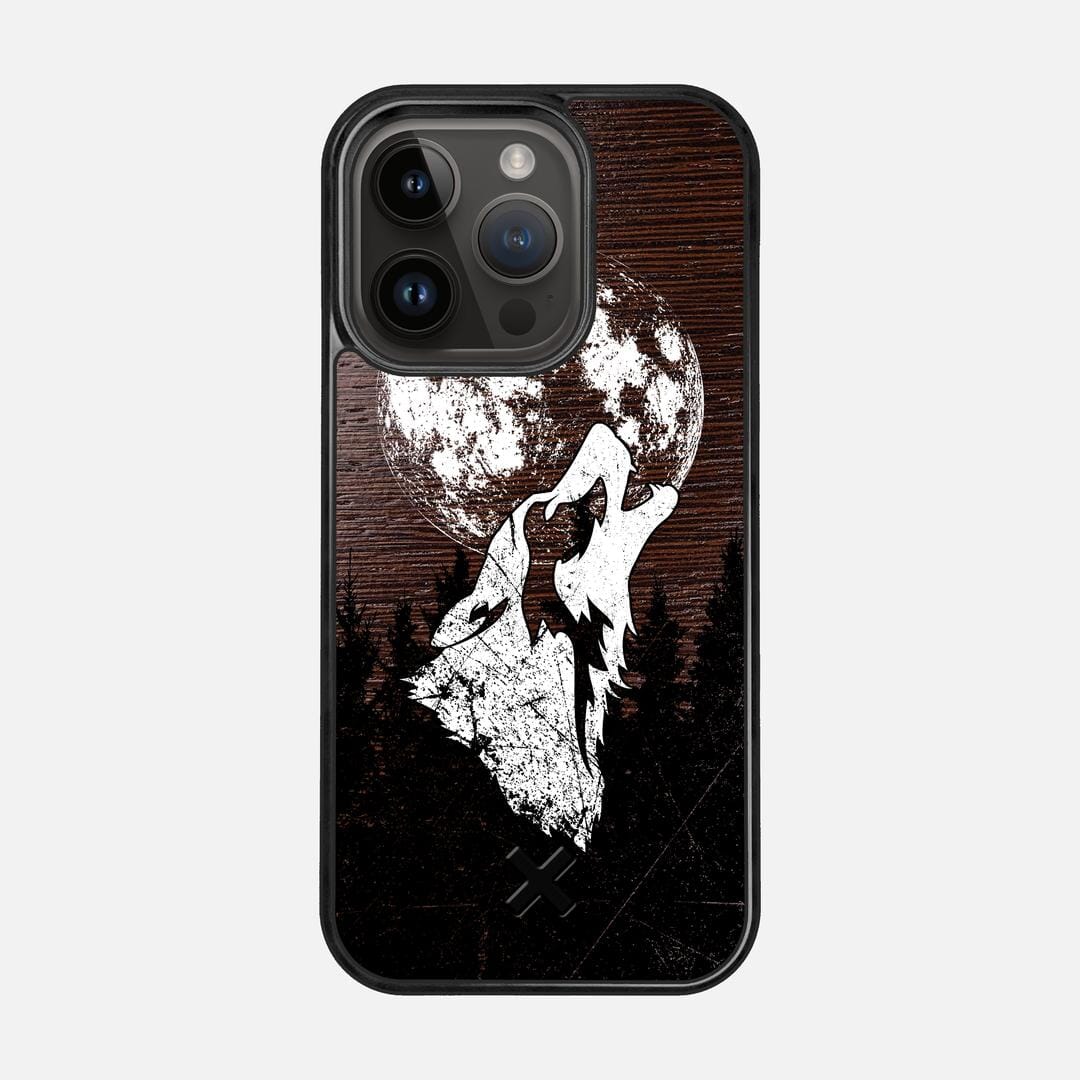 Howl Case for the Apple iPhone 15 Pro featuring a UV Printed Wenge Wood backer with the Keyway X Mark#Phone Model_iPhone 15 Pro