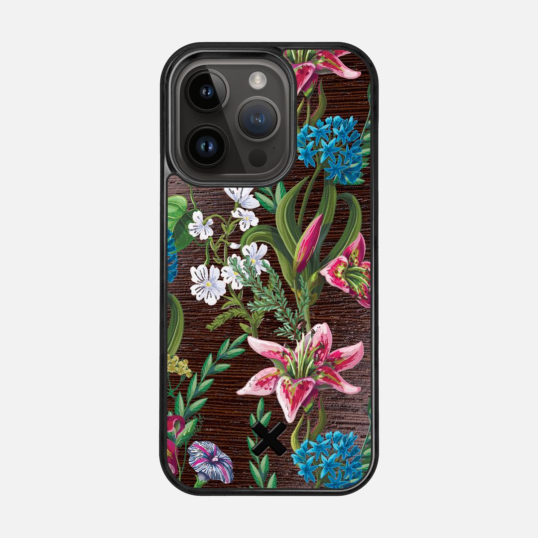 Stargazer Case for the Apple iPhone 15 Pro featuring a UV Printed Wenge Wood backer with the Keyway X Mark#Phone Model_iPhone 15 Pro