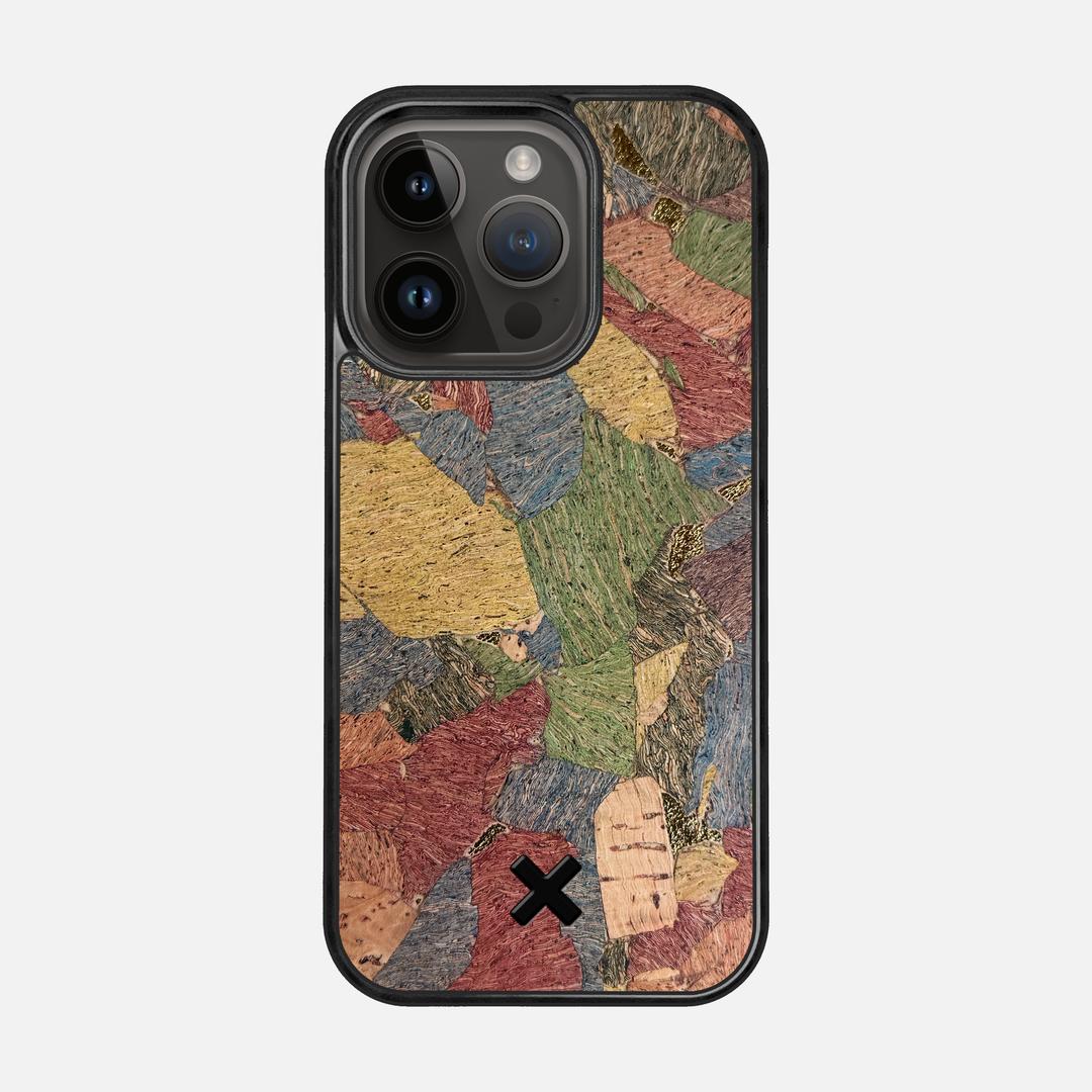 Terrazzo Cork Case for the Apple iPhone 15 Pro featuring a Genuine Cork backer with the Keyway X Mark#Phone Model_iPhone 15 Pro