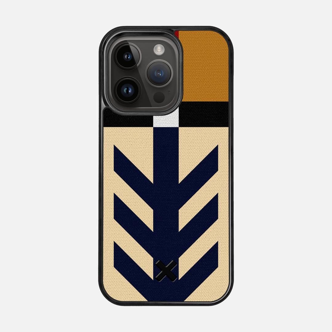 Trail Case for the Apple iPhone 15 Pro featuring a UV Printed Cotton Canvas backer with the Keyway X Mark#Phone Model_iPhone 15 Pro