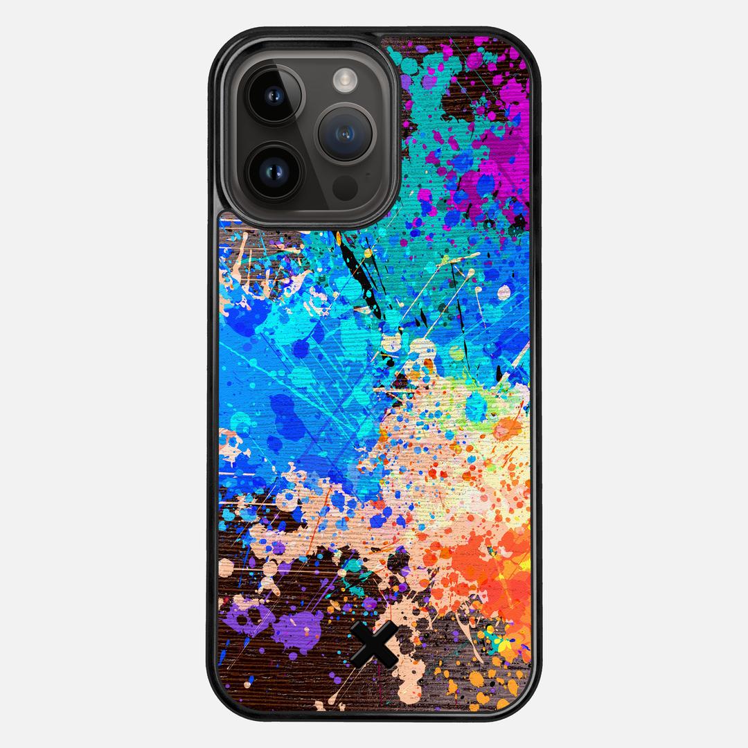 Chroma Case for the Apple iPhone 15 Pro Max featuring a UV Printed Wenge Wood backer with the Keyway X Mark#Phone Model_iPhone 15 Pro Max