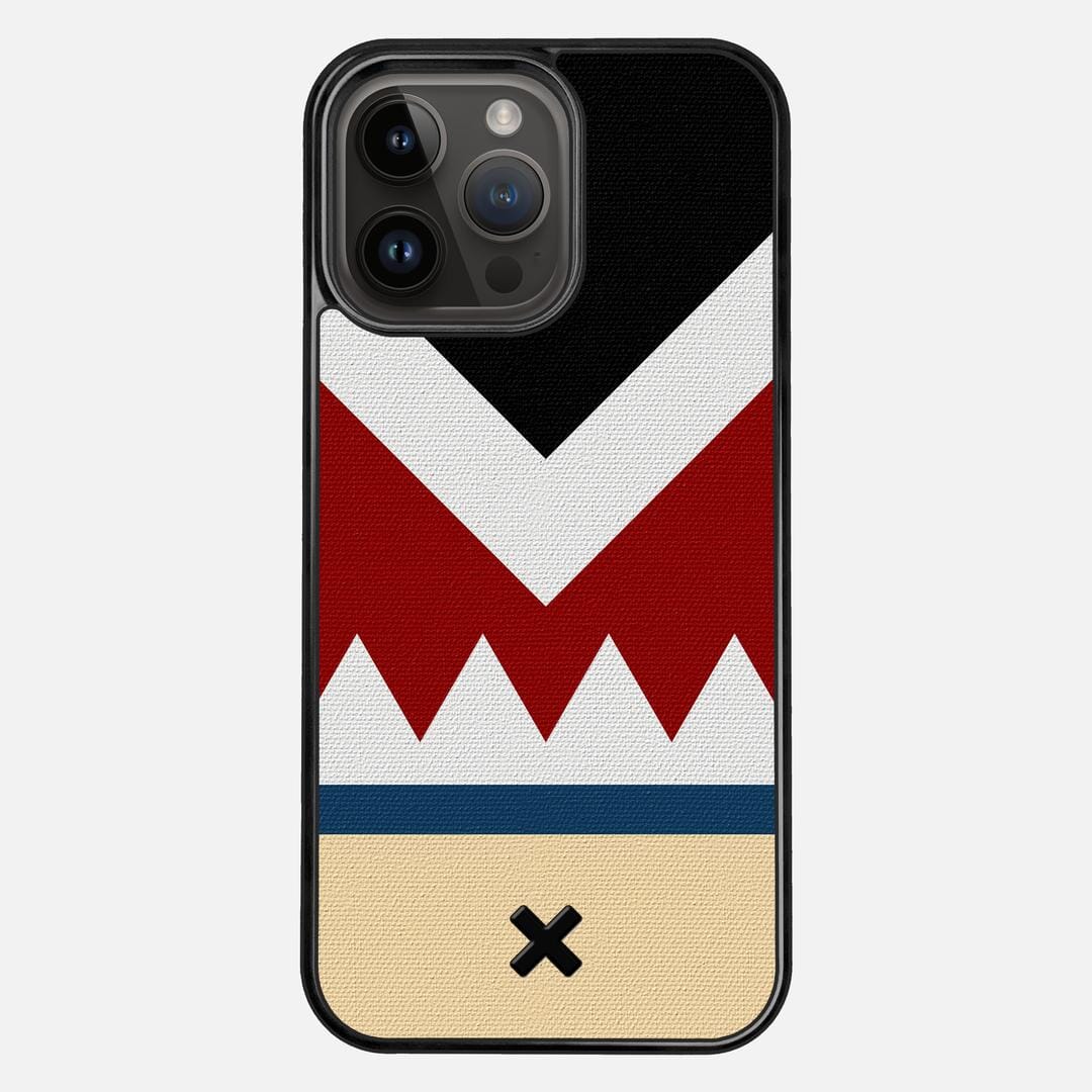 Cove Case for the Apple iPhone 15 Pro Max featuring a UV Printed Cotton Canvas backer with the Keyway X Mark#Phone Model_iPhone 15 Pro Max