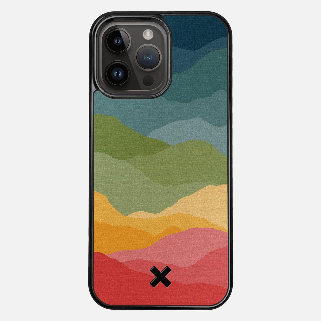 Gamut Case for the Apple iPhone 15 Pro Max featuring a UV Printed Wenge Wood backer with the Keyway X Mark#Phone Model_iPhone 15 Pro Max