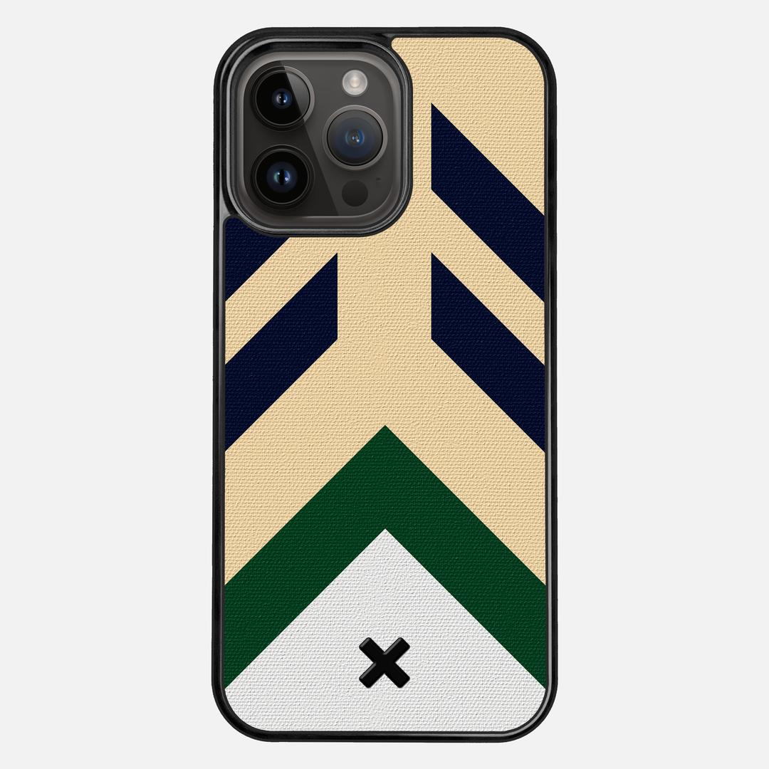 Passage Case for the Apple iPhone 15 Pro Max featuring a UV Printed Cotton Canvas backer with the Keyway X Mark#Phone Model_iPhone 15 Pro Max