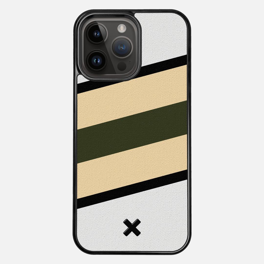 Ridge Case for the Apple iPhone 15 Pro Max featuring a UV Printed Cotton Canvas backer with the Keyway X Mark#Phone Model_iPhone 15 Pro Max