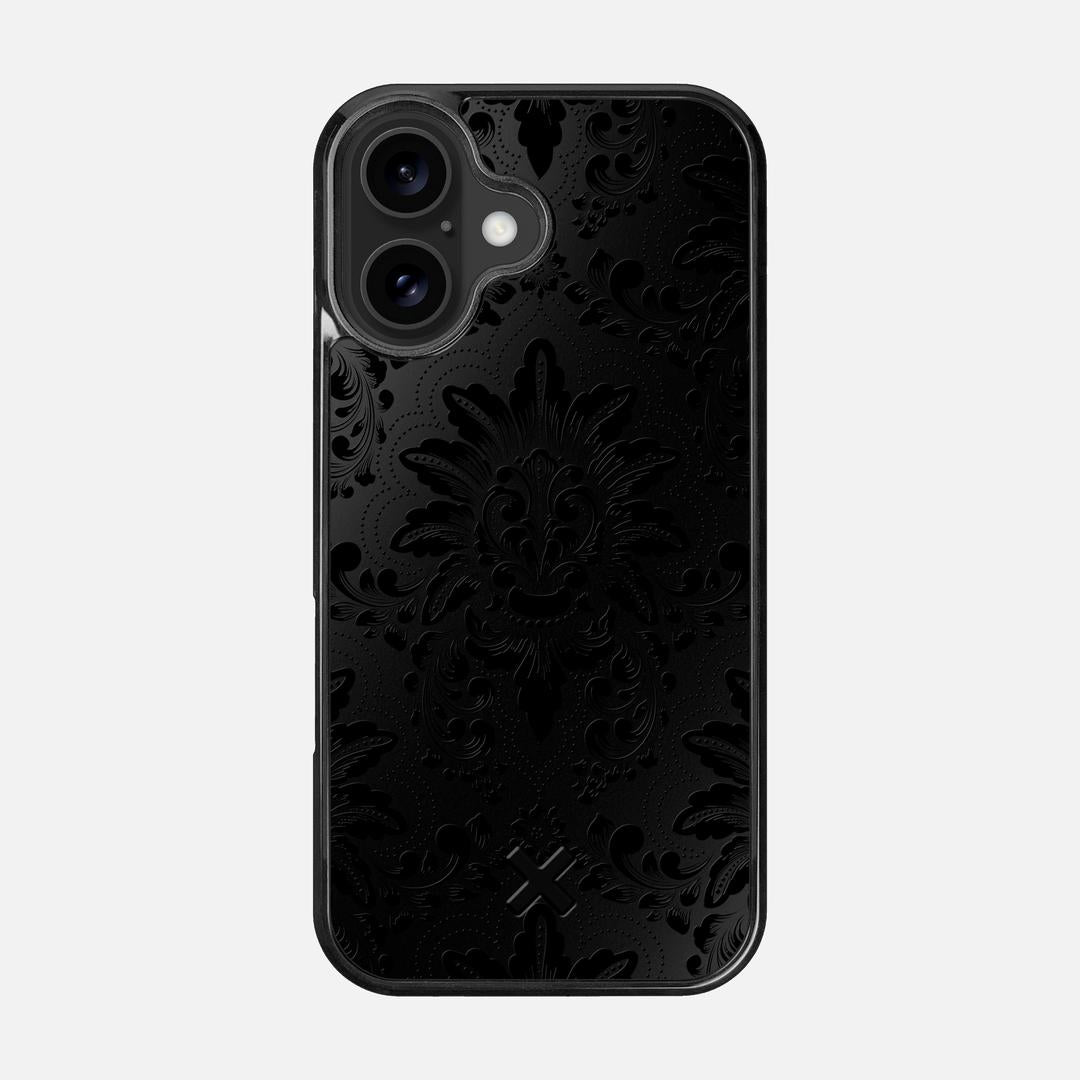 Damask 2 Case for the Apple iPhone 16 featuring a UV Printed Impact Acrylic backer with the Keyway X Mark#Phone Model_iPhone 16
