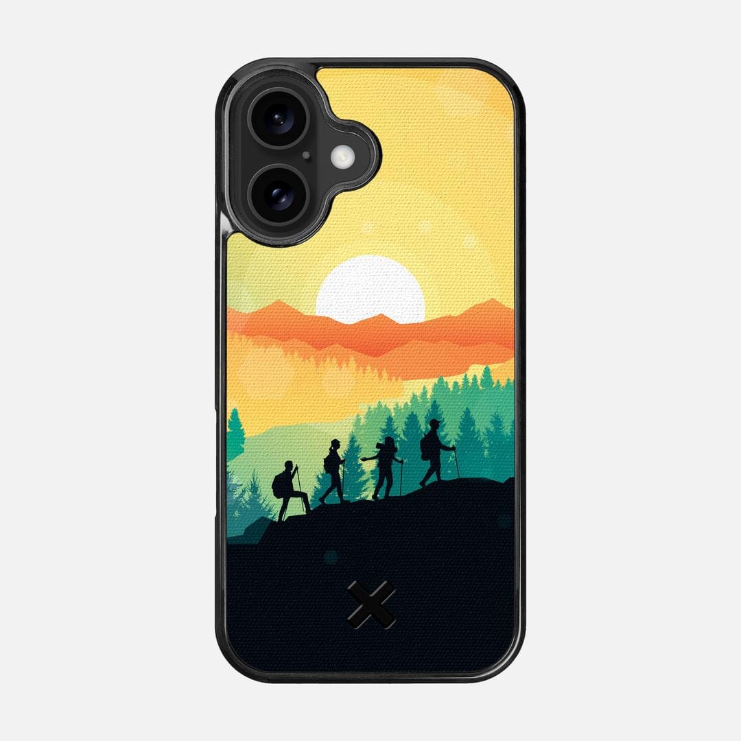 Expedition Case for the Apple iPhone 16 featuring a UV Printed Cotton Canvas backer with the Keyway X Mark#Phone Model_iPhone 16