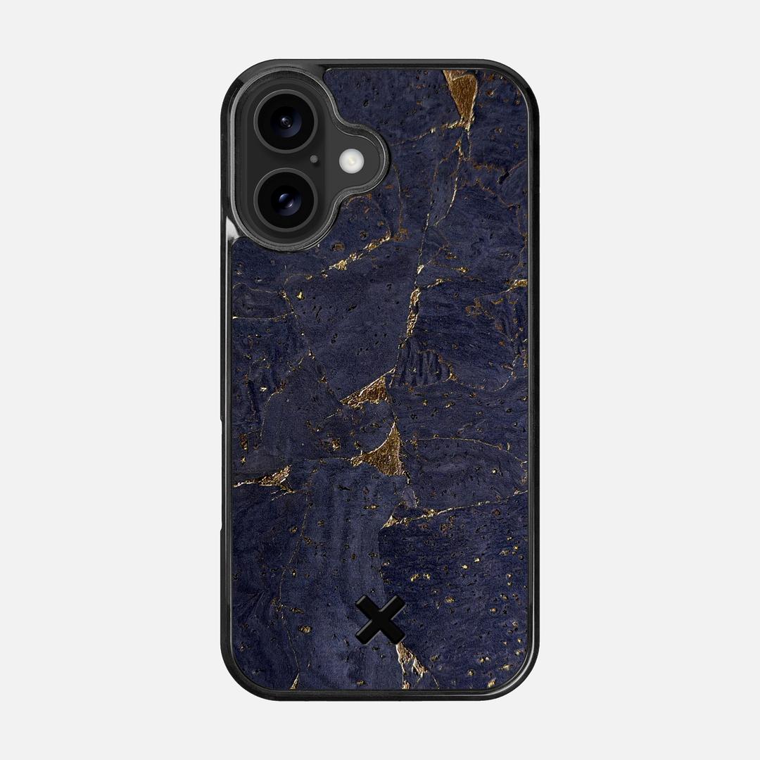 Quartz Cork Case for the Apple iPhone 16 featuring a Genuine Cork backer with the Keyway X Mark#Phone Model_iPhone 16