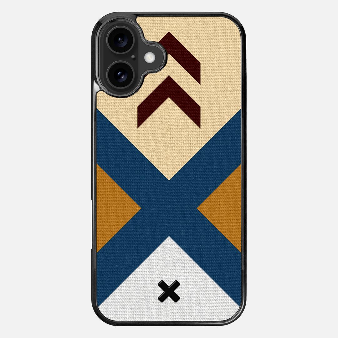 Camp Case for the Apple iPhone 16 Plus featuring a UV Printed Cotton Canvas backer with the Keyway X Mark#Phone Model_iPhone 16 Plus