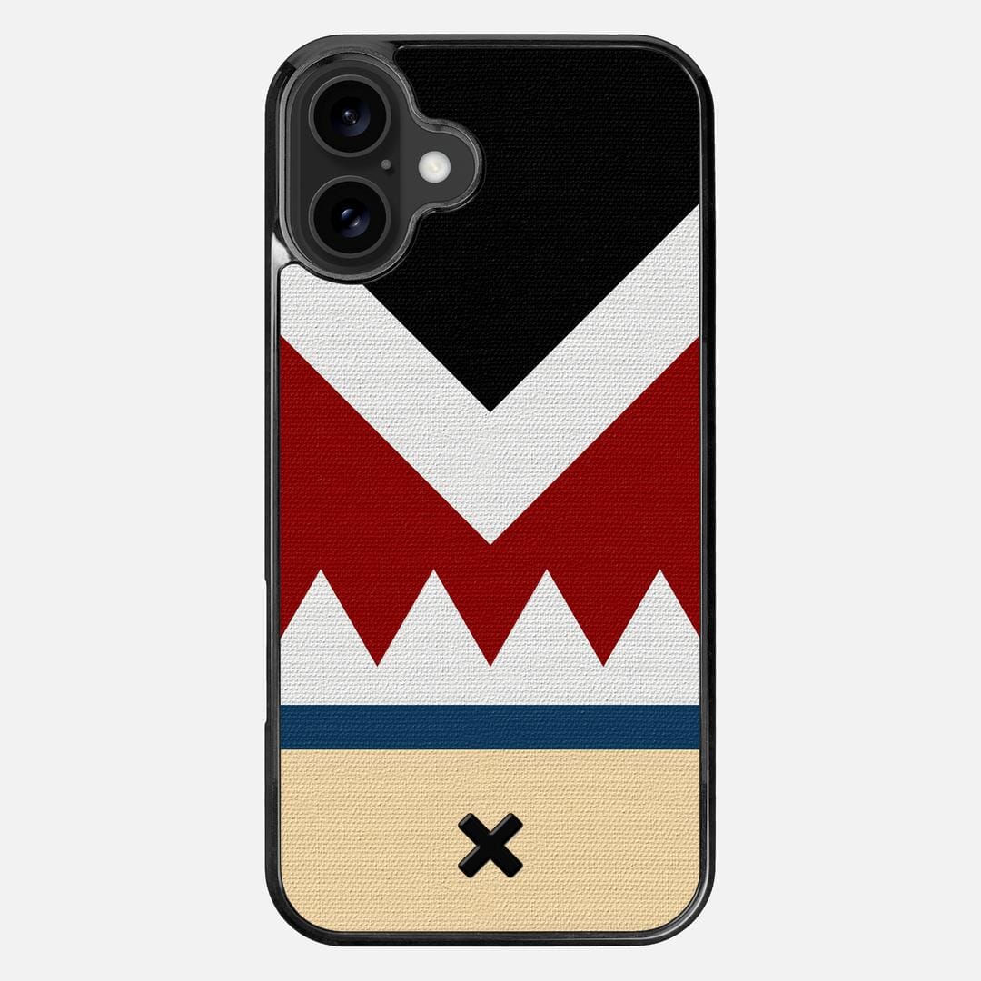 Cove Case for the Apple iPhone 16 Plus featuring a UV Printed Cotton Canvas backer with the Keyway X Mark#Phone Model_iPhone 16 Plus