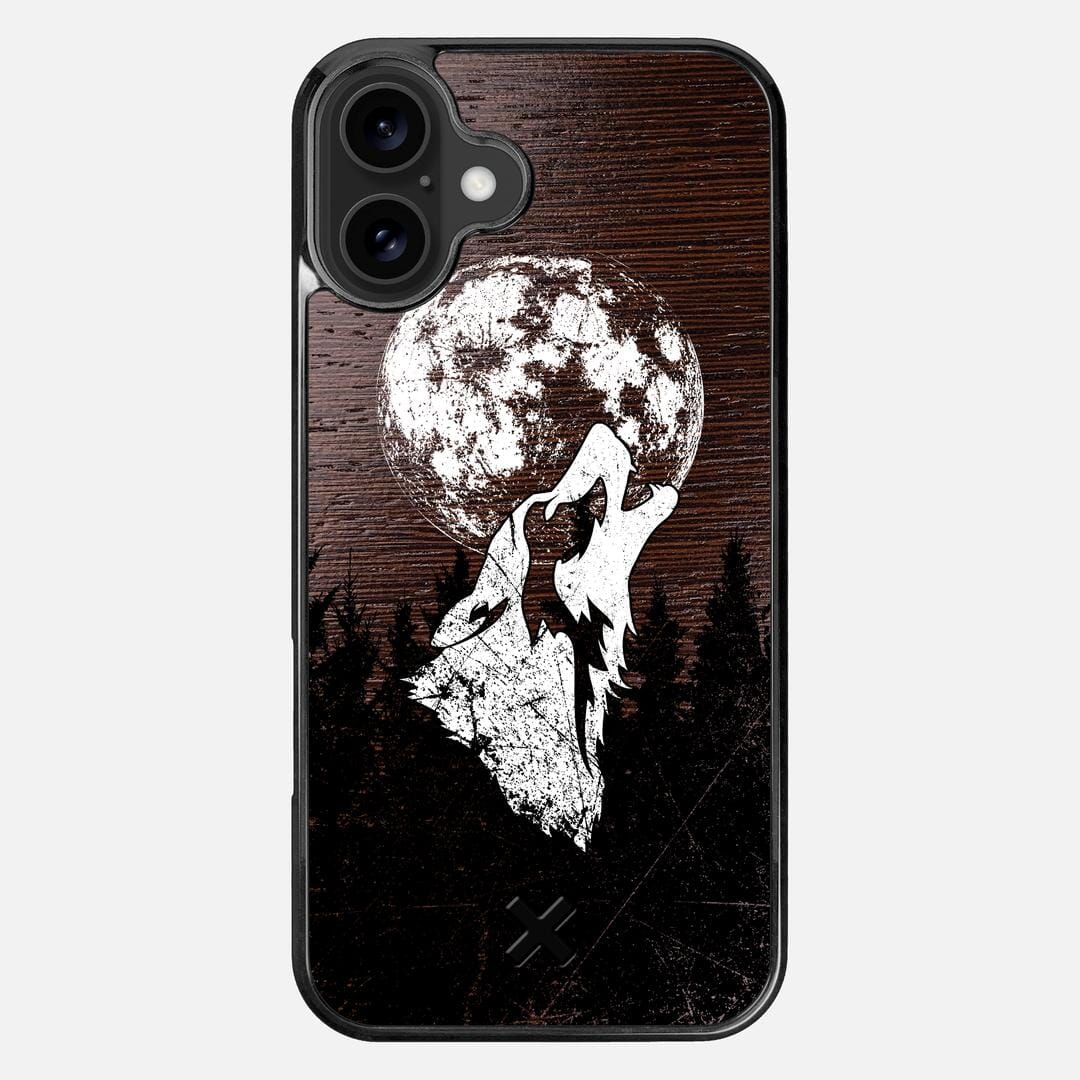 Howl Case for the Apple iPhone 16 Plus featuring a UV Printed Wenge Wood backer with the Keyway X Mark#Phone Model_iPhone 16 Plus
