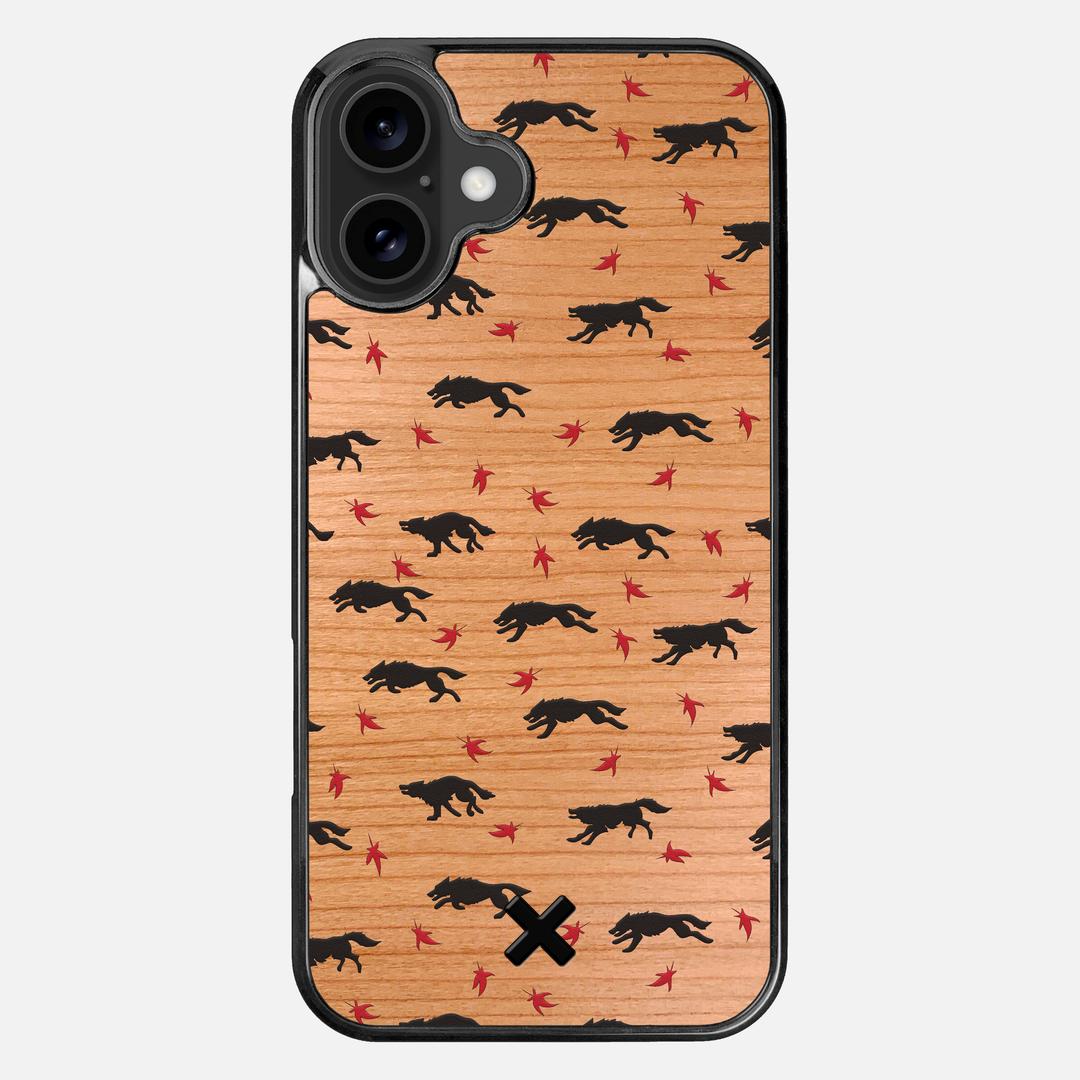 Lupine Case for the Apple iPhone 16 Plus featuring a UV Printed Cherry Wood backer with the Keyway X Mark#Phone Model_iPhone 16 Plus