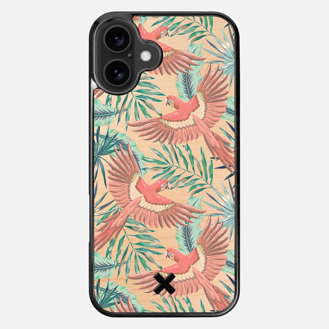 Paradise Case for the Apple iPhone 16 Plus featuring a UV Printed Maple Wood backer with the Keyway X Mark#Phone Model_iPhone 16 Plus