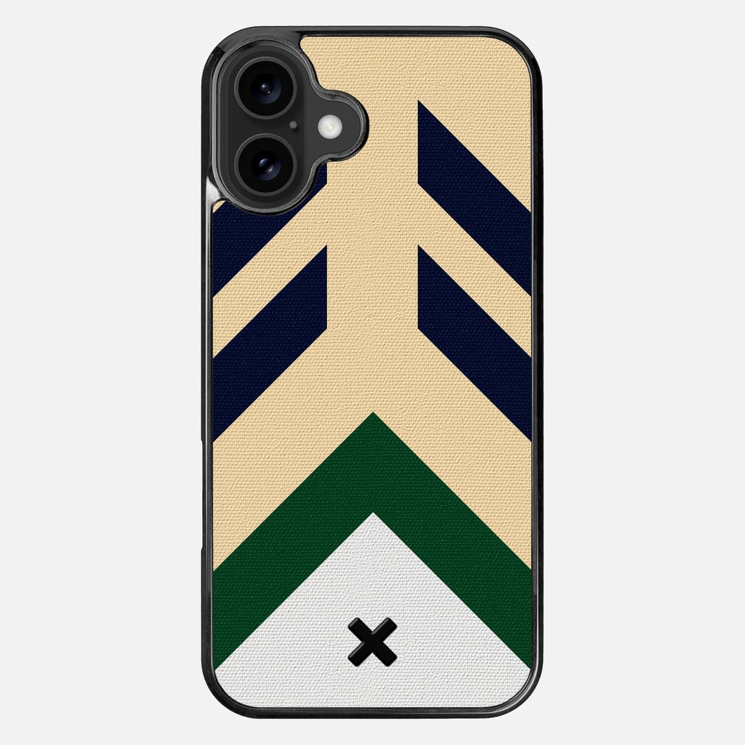 Passage Case for the Apple iPhone 16 Plus featuring a UV Printed Cotton Canvas backer with the Keyway X Mark#Phone Model_iPhone 16 Plus
