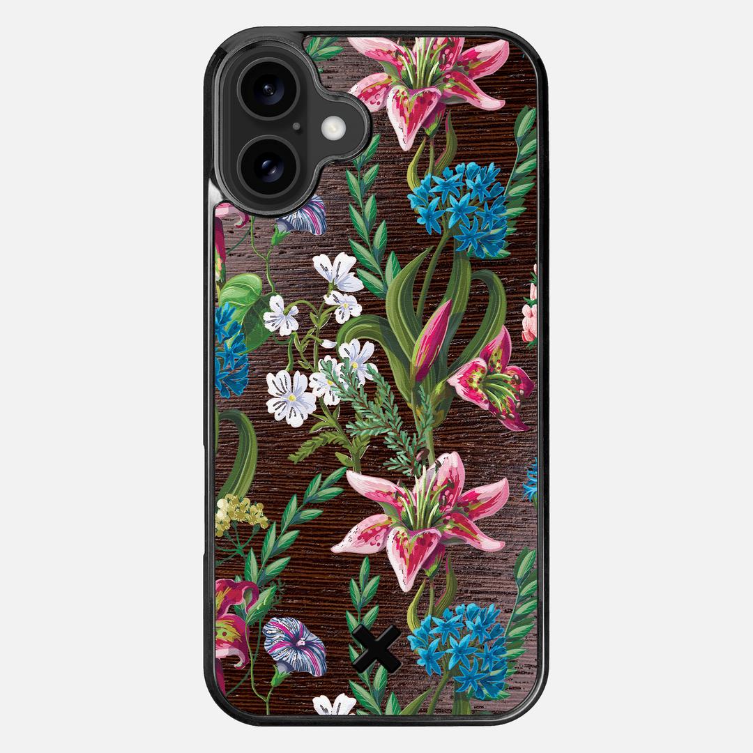 Stargazer Case for the Apple iPhone 16 Plus featuring a UV Printed Wenge Wood backer with the Keyway X Mark#Phone Model_iPhone 16 Plus