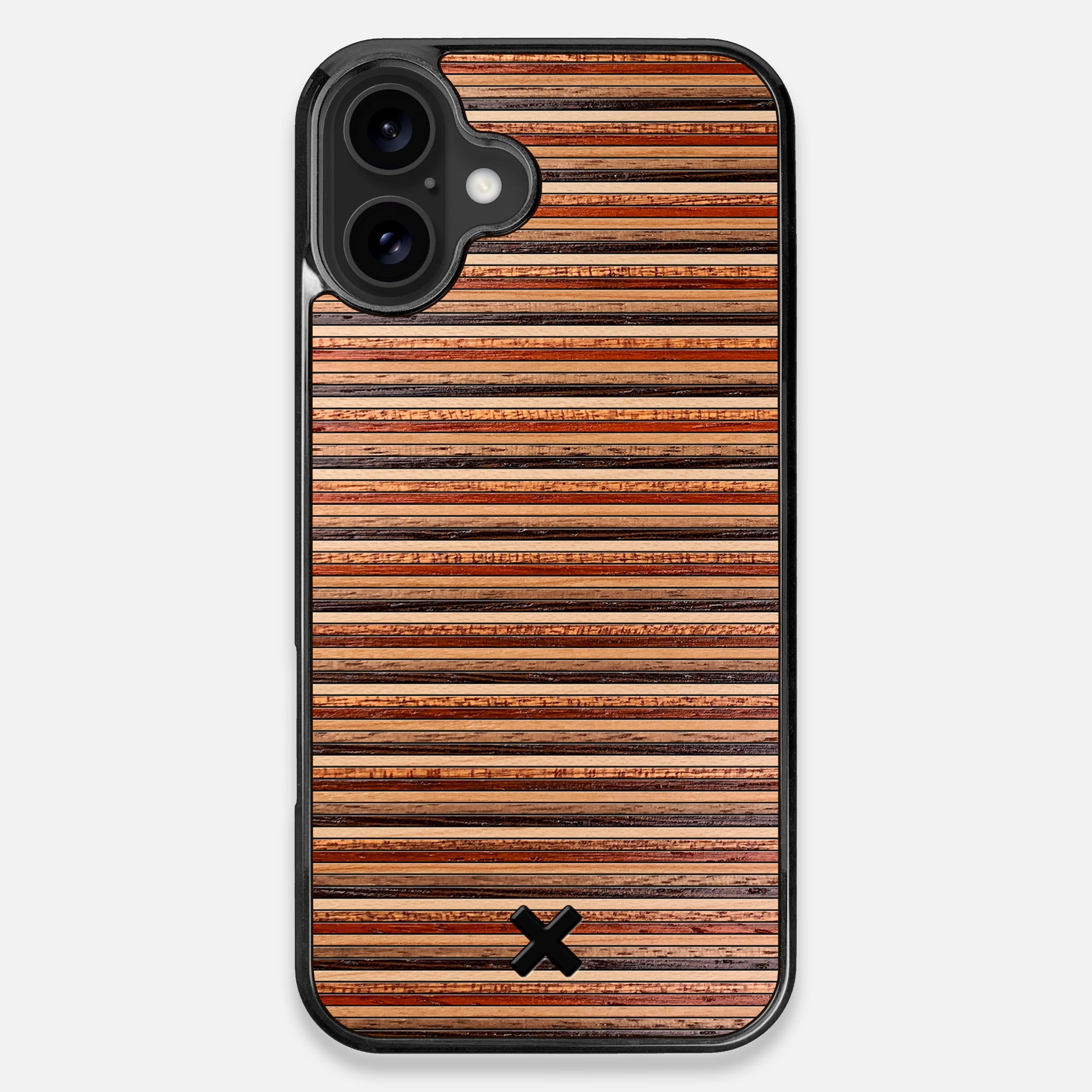 TPU/PC Sides of the Strata Wood iPhone 16 Plus MagSafe Case by Keyway Designs
