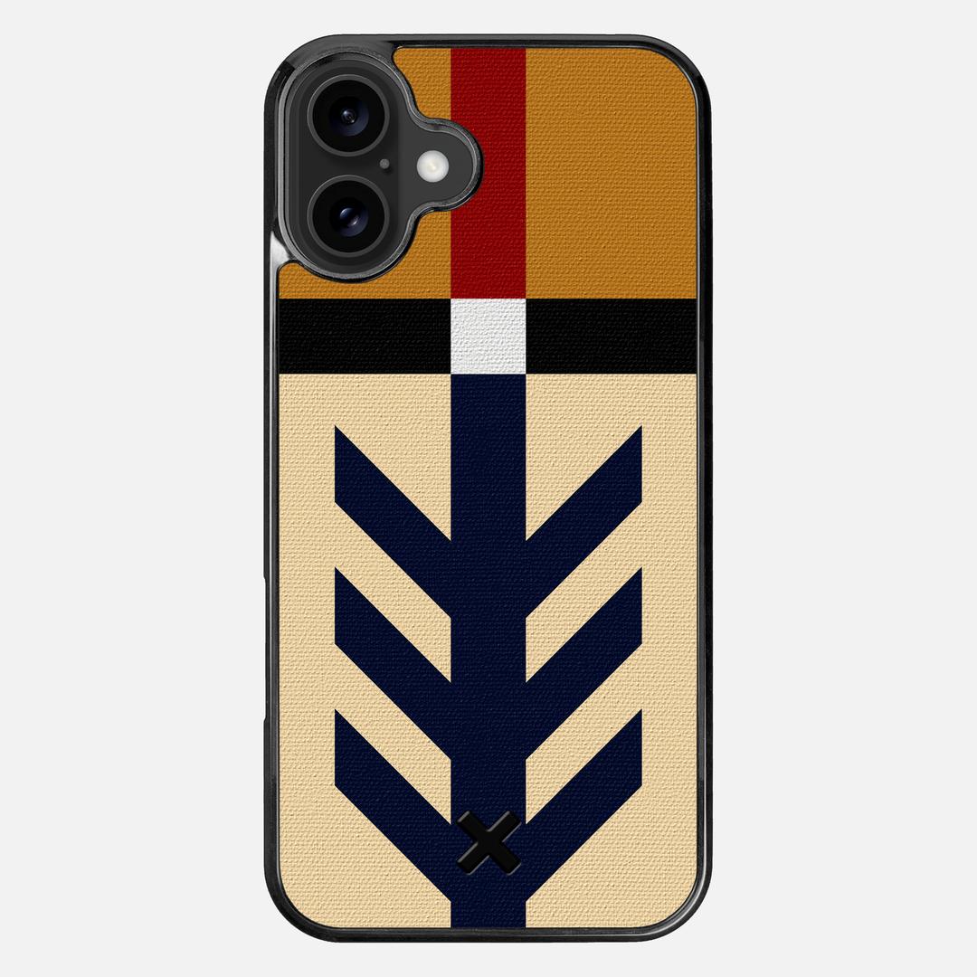Trail Case for the Apple iPhone 16 Plus featuring a UV Printed Cotton Canvas backer with the Keyway X Mark#Phone Model_iPhone 16 Plus