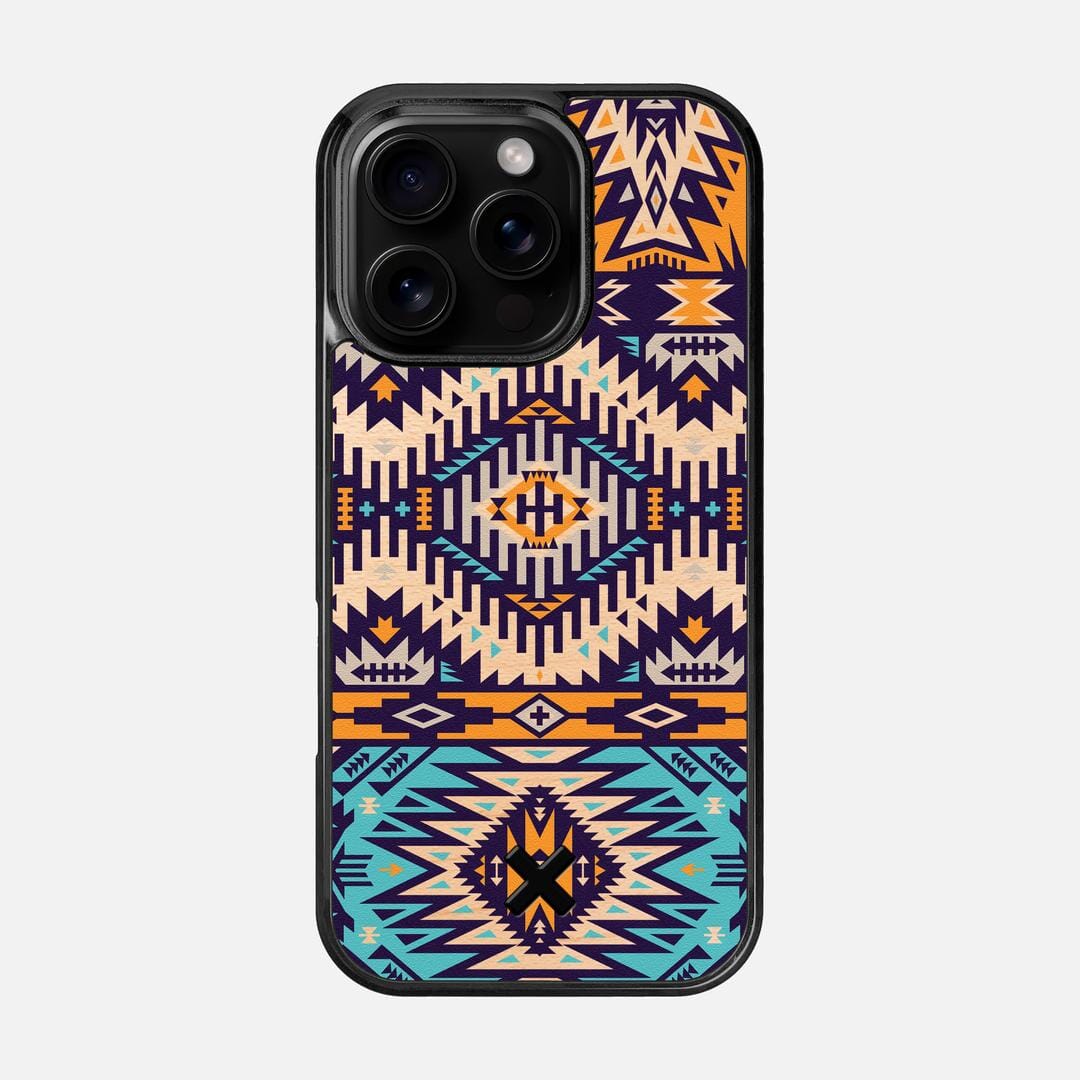Aztec Case for the Apple iPhone 16 Pro featuring a UV Printed Maple Wood backer with the Keyway X Mark#Phone Model_iPhone 16 Pro