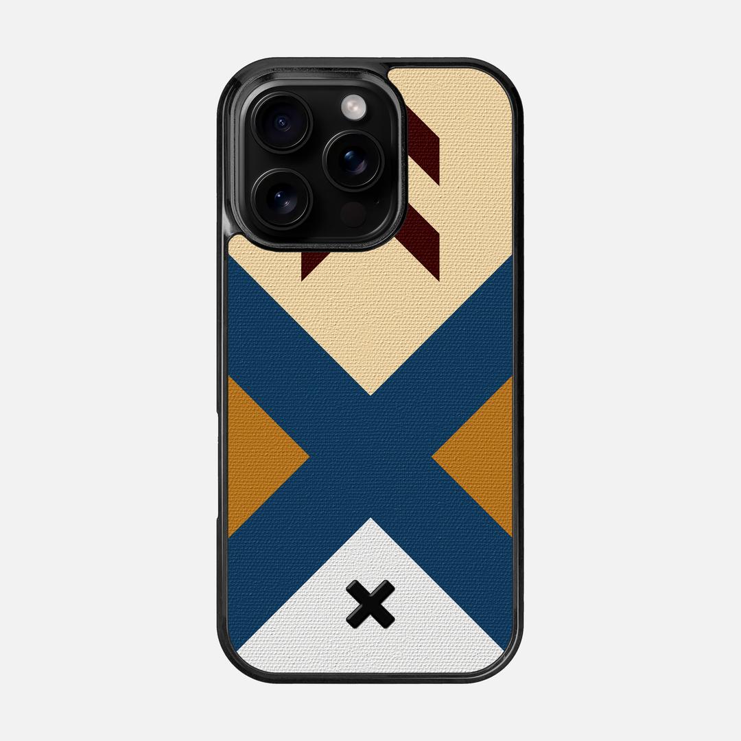 Camp Case for the Apple iPhone 16 Pro featuring a UV Printed Cotton Canvas backer with the Keyway X Mark#Phone Model_iPhone 16 Pro