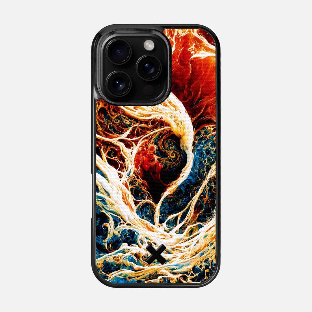 Evolve Case for the Apple iPhone 16 Pro featuring a UV Printed Cotton Canvas backer with the Keyway X Mark#Phone Model_iPhone 16 Pro