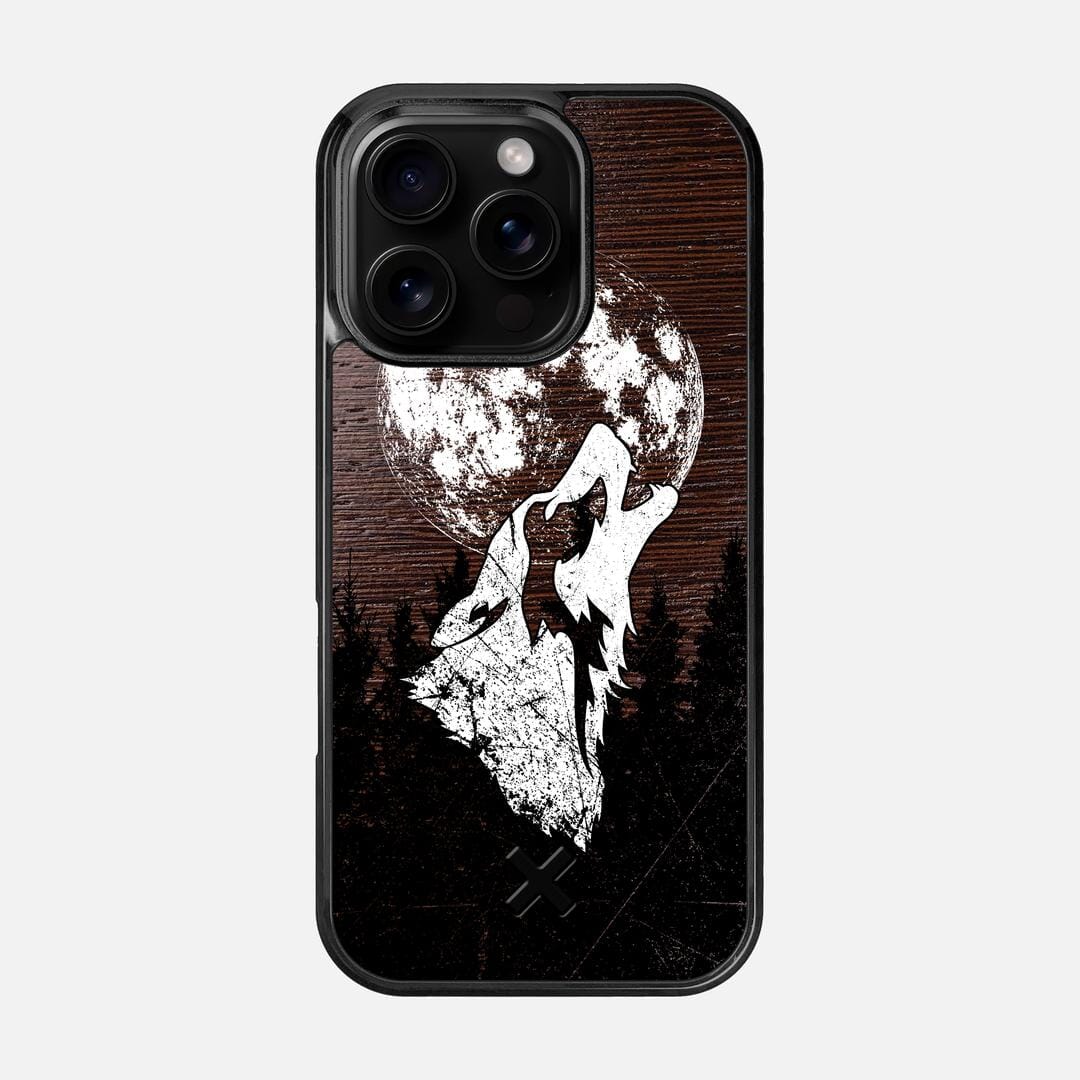 Howl Case for the Apple iPhone 16 Pro featuring a UV Printed Wenge Wood backer with the Keyway X Mark#Phone Model_iPhone 16 Pro