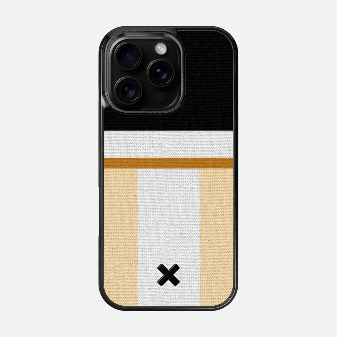 Isle Case for the Apple iPhone 16 Pro featuring a UV Printed Cotton Canvas backer with the Keyway X Mark#Phone Model_iPhone 16 Pro