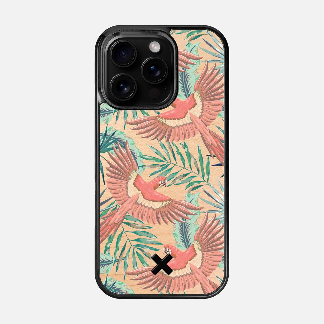 Paradise Case for the Apple iPhone 16 Pro featuring a UV Printed Maple Wood backer with the Keyway X Mark#Phone Model_iPhone 16 Pro