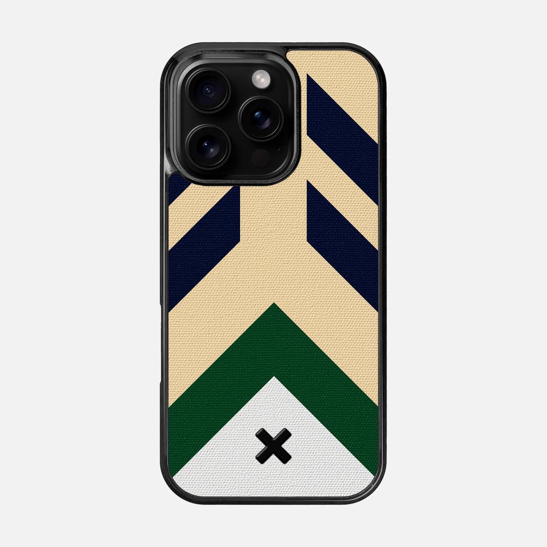 Passage Case for the Apple iPhone 16 Pro featuring a UV Printed Cotton Canvas backer with the Keyway X Mark#Phone Model_iPhone 16 Pro