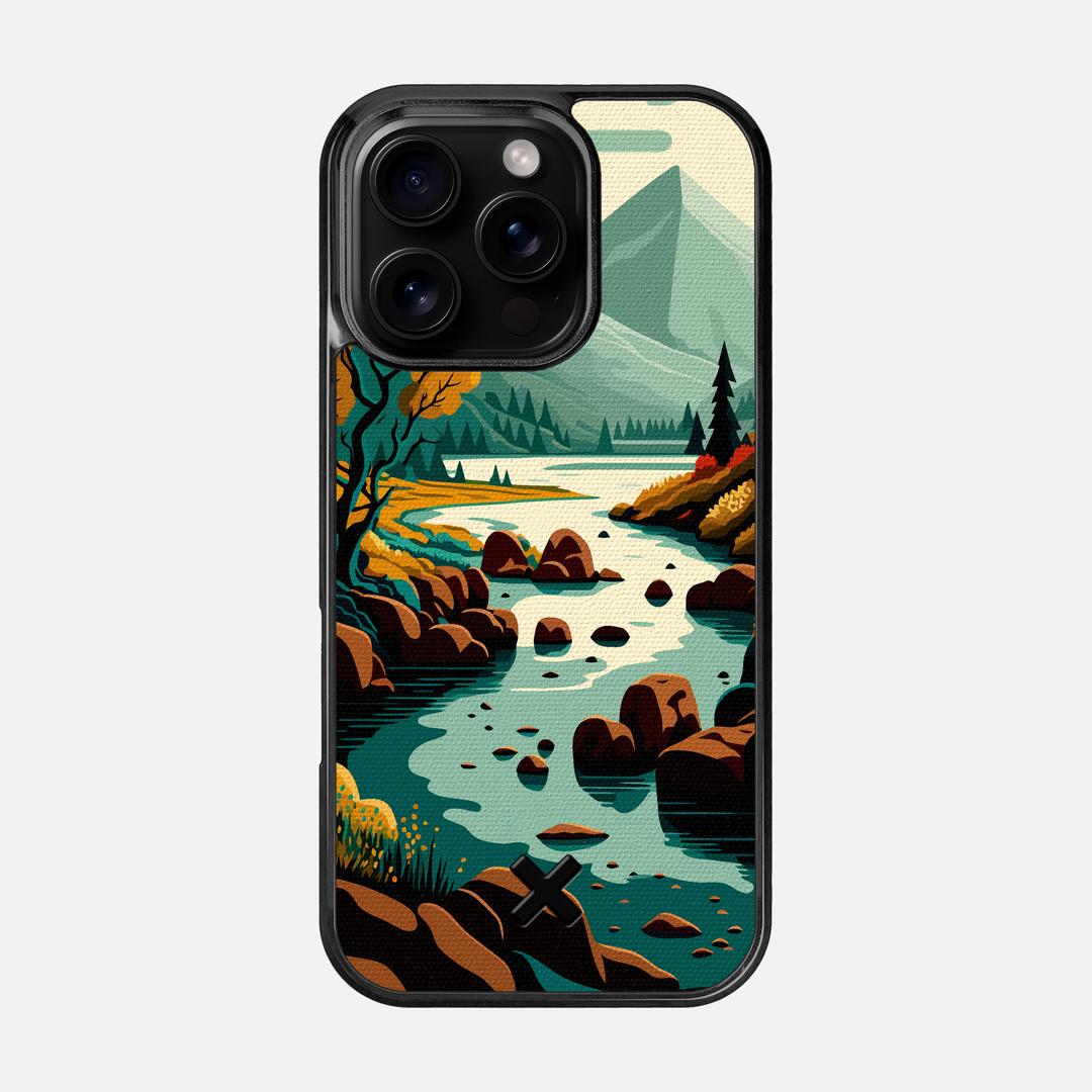 Sanctuary Case for the Apple iPhone 16 Pro featuring a UV Printed Cotton Canvas backer with the Keyway X Mark#Phone Model_iPhone 16 Pro