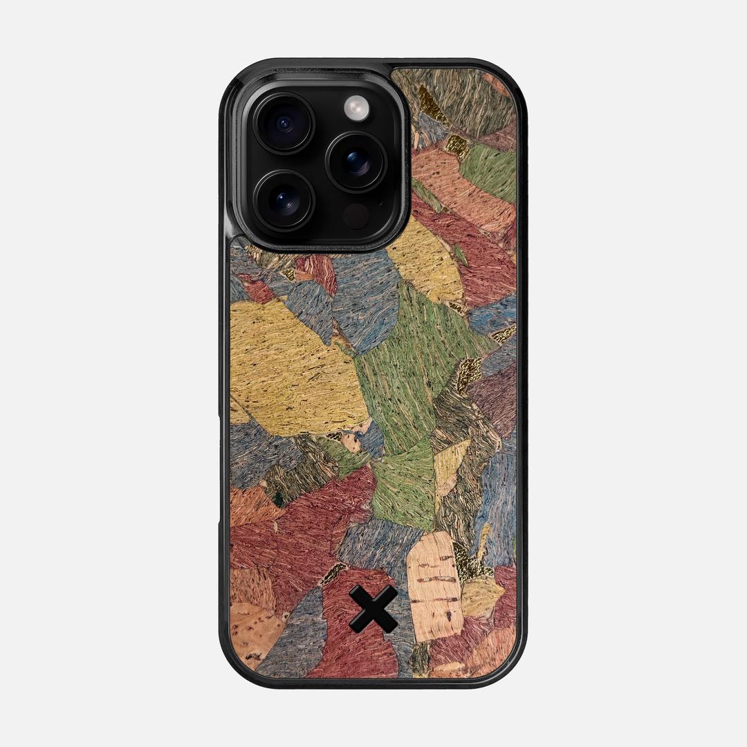 Terrazzo Cork Case for the Apple iPhone 16 Pro featuring a Genuine Cork backer with the Keyway X Mark#Phone Model_iPhone 16 Pro
