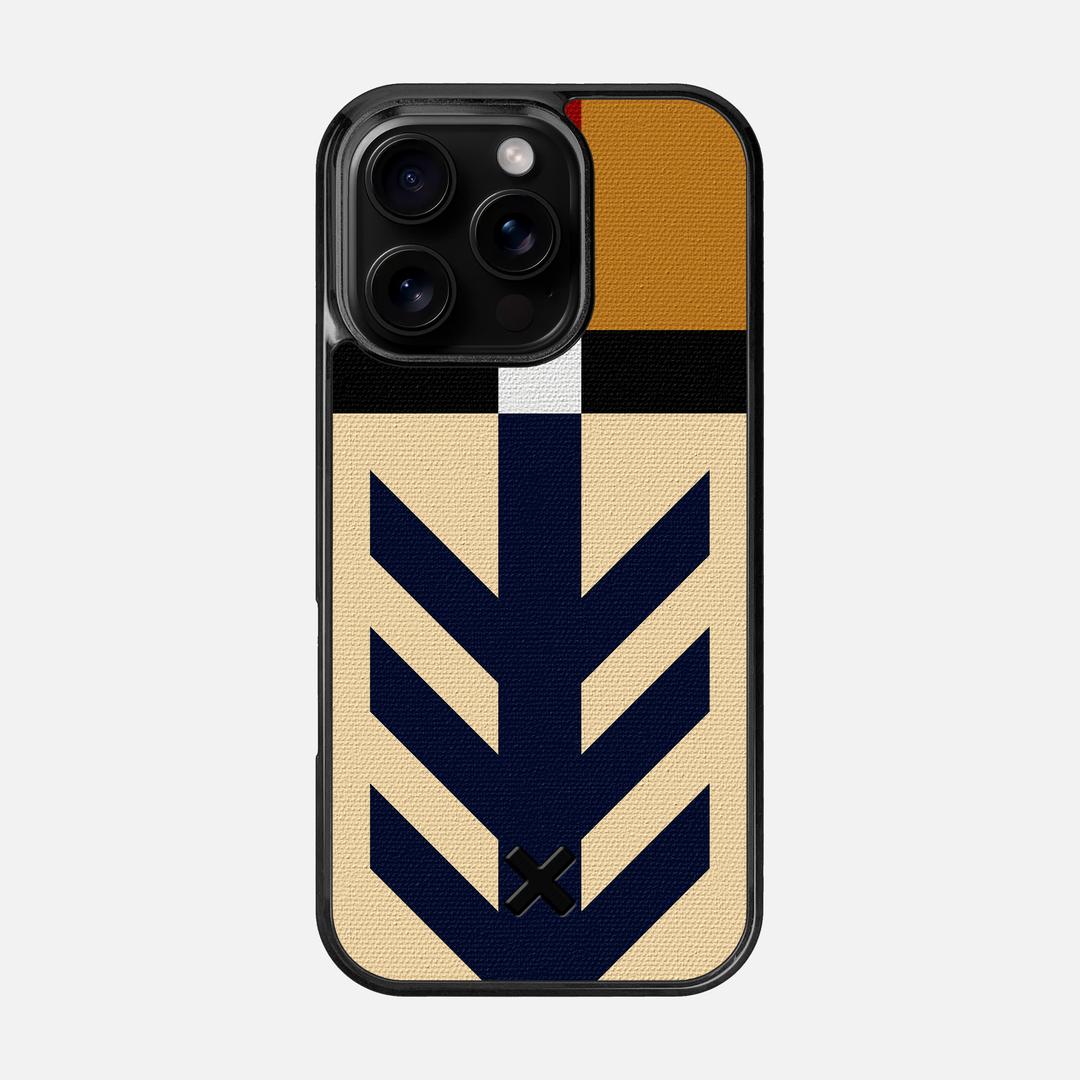 Trail Case for the Apple iPhone 16 Pro featuring a UV Printed Cotton Canvas backer with the Keyway X Mark#Phone Model_iPhone 16 Pro