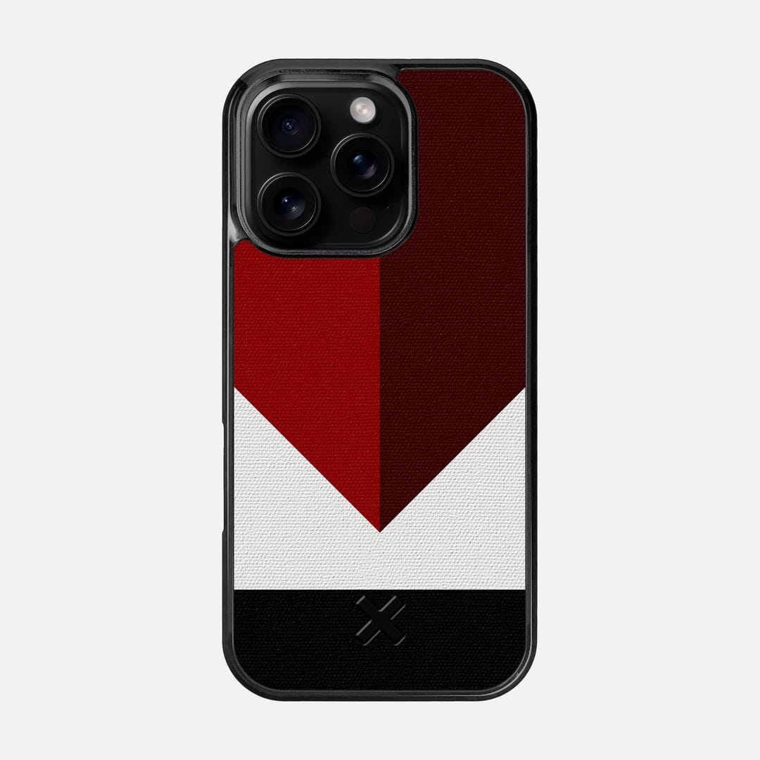 Valley Case for the Apple iPhone 16 Pro featuring a UV Printed Cotton Canvas backer with the Keyway X Mark#Phone Model_iPhone 16 Pro