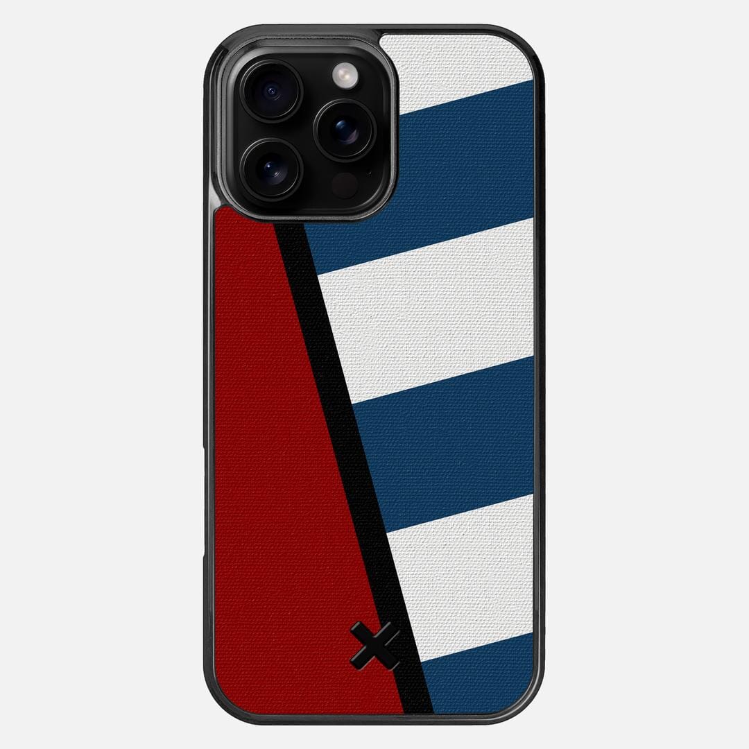 Bluff Case for the Apple iPhone 16 Pro Max featuring a UV Printed Cotton Canvas backer with the Keyway X Mark#Phone Model_iPhone 16 Pro Max