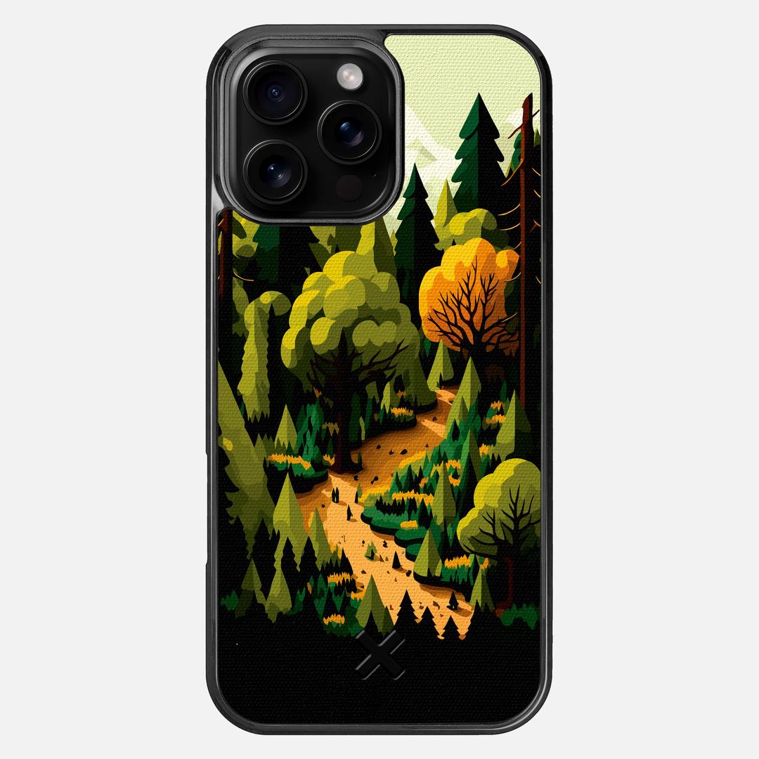Evergreen Case for the Apple iPhone 16 Pro Max featuring a UV Printed Cotton Canvas backer with the Keyway X Mark#Phone Model_iPhone 16 Pro Max
